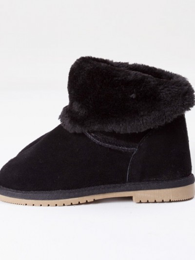 009-047a_2__8 Ankle Boots Fur Black